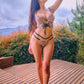 Leopard Flower Lace Lingerie Set