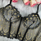 Chic Luxe Noir & Gold Lingerie Set