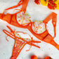 Sunny Meadow Floral Lace Lingerie Set