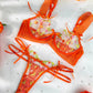 Sunny Meadow Floral Lace Lingerie Set