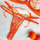 Sunny Meadow Floral Lace Lingerie Set