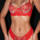 Red Top Temptation Lingerie Set
