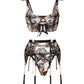 Black&Nude Ribbon Sculpting Body Lingerie Set