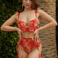 Red Ribbon Sculpting Lingerie Set