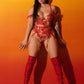 Red Ribbon Sculpting Lingerie Set