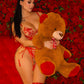 Red Ribbon Sculpting Lingerie Set
