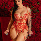 Red Ribbon Sculpting Lingerie Set