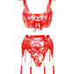Red Ribbon Sculpting Lingerie Set