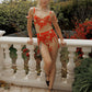 Red Ribbon Sculpting Lingerie Set