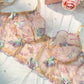 Champagne Floral Sexy Sheer Embroidered Lingerie Set