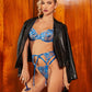 Floral Embroidery Lingerie Set