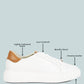 Schick Lace Up Leather Sneakers