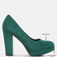 Delia Seude Block Heel Pumps