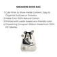 Sneakers Shoe Bag, Cream