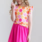 Don't Worry, Be Hippy S/S Ruffle Tee