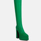 Cyber Punk High Platform Long Boots