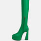 Cyber Punk High Platform Long Boots