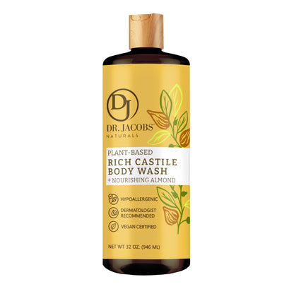 Almond Pure Castile Body Wash
