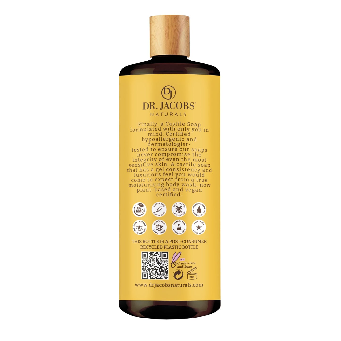 Almond Pure Castile Body Wash