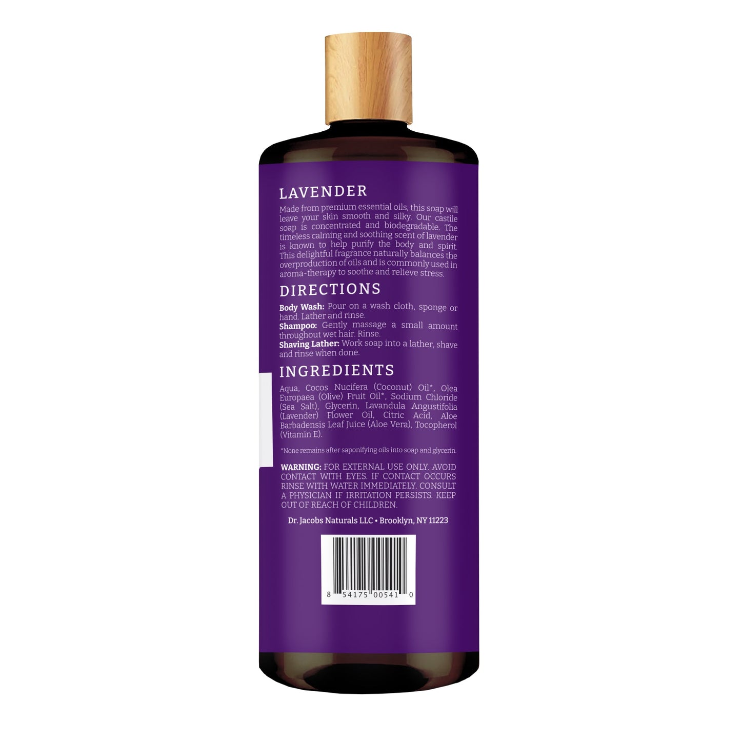 Lavender Pure Castile Body Wash