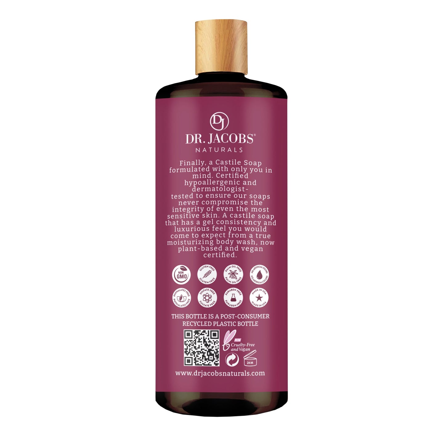 Rose Pure Castile Body Wash
