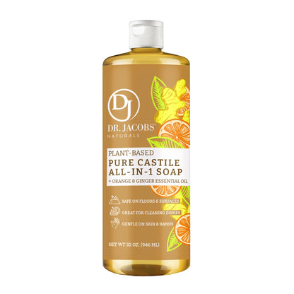 Orange & Ginger All in 1 Castile Soap
