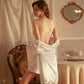Duchess Dream 3-Piece Lace Trim Satin Set