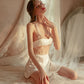 Duchess Dream 3-Piece Lace Trim Satin Set