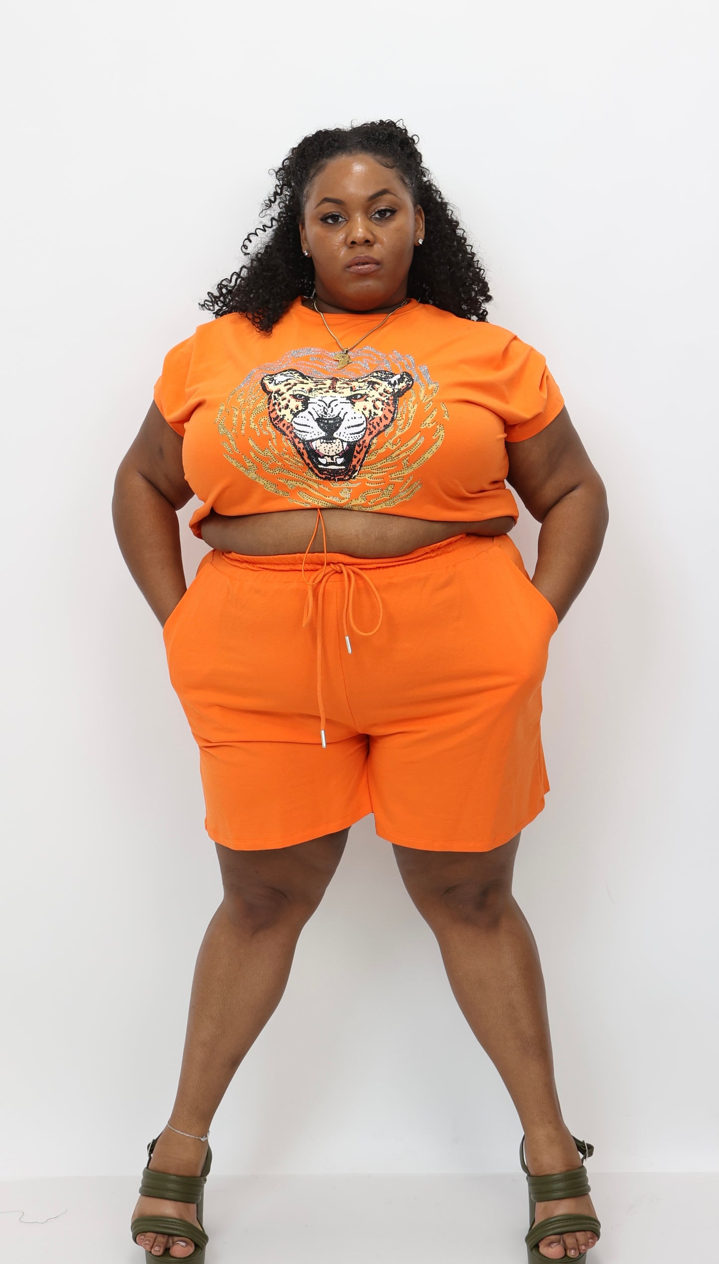 “So Feisty” Shorts Set