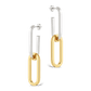 Doreen Mixed Metal Oval Drops