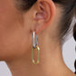 Doreen Mixed Metal Oval Drops