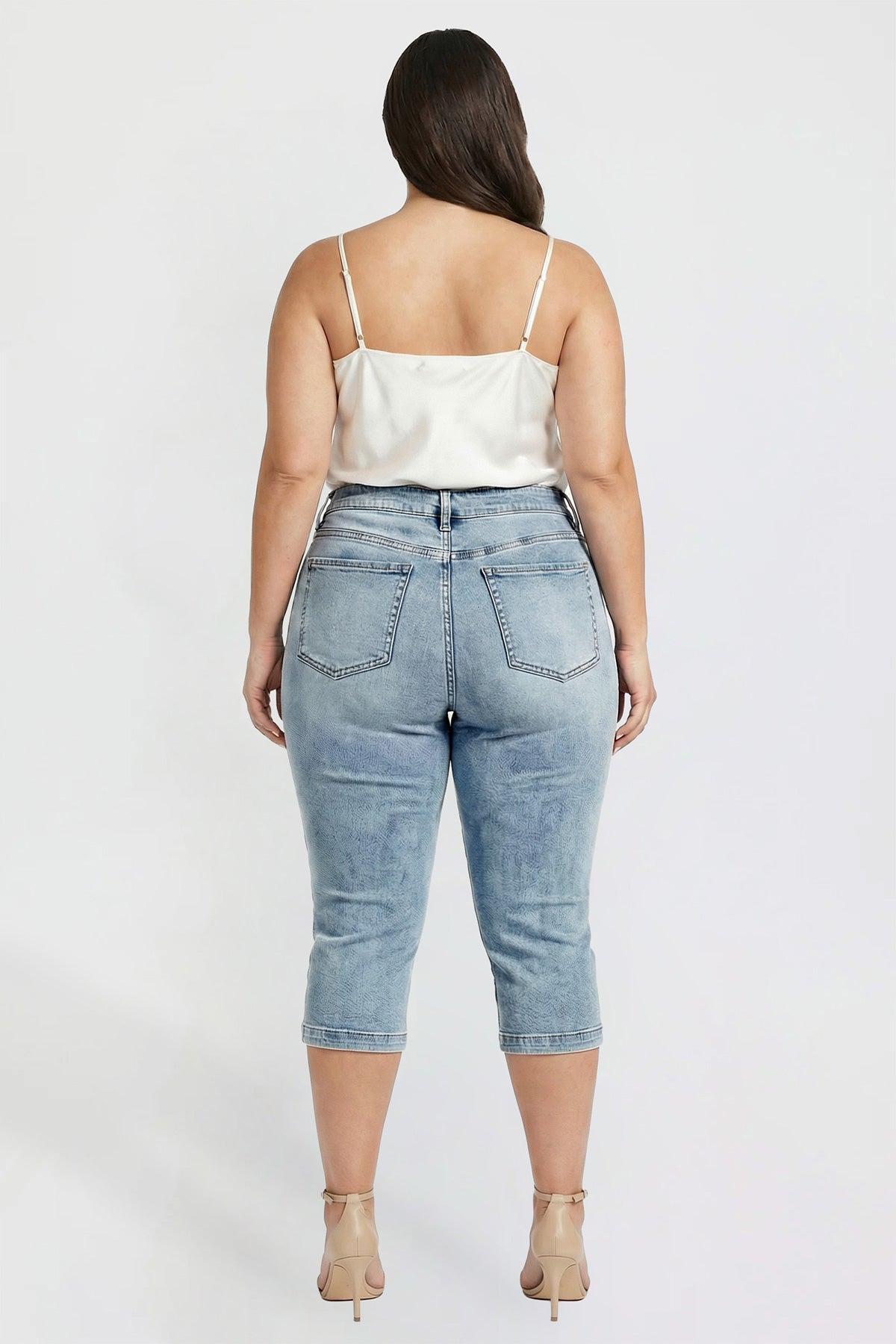 Pin Tuck Capri