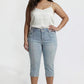 Pin Tuck Capri