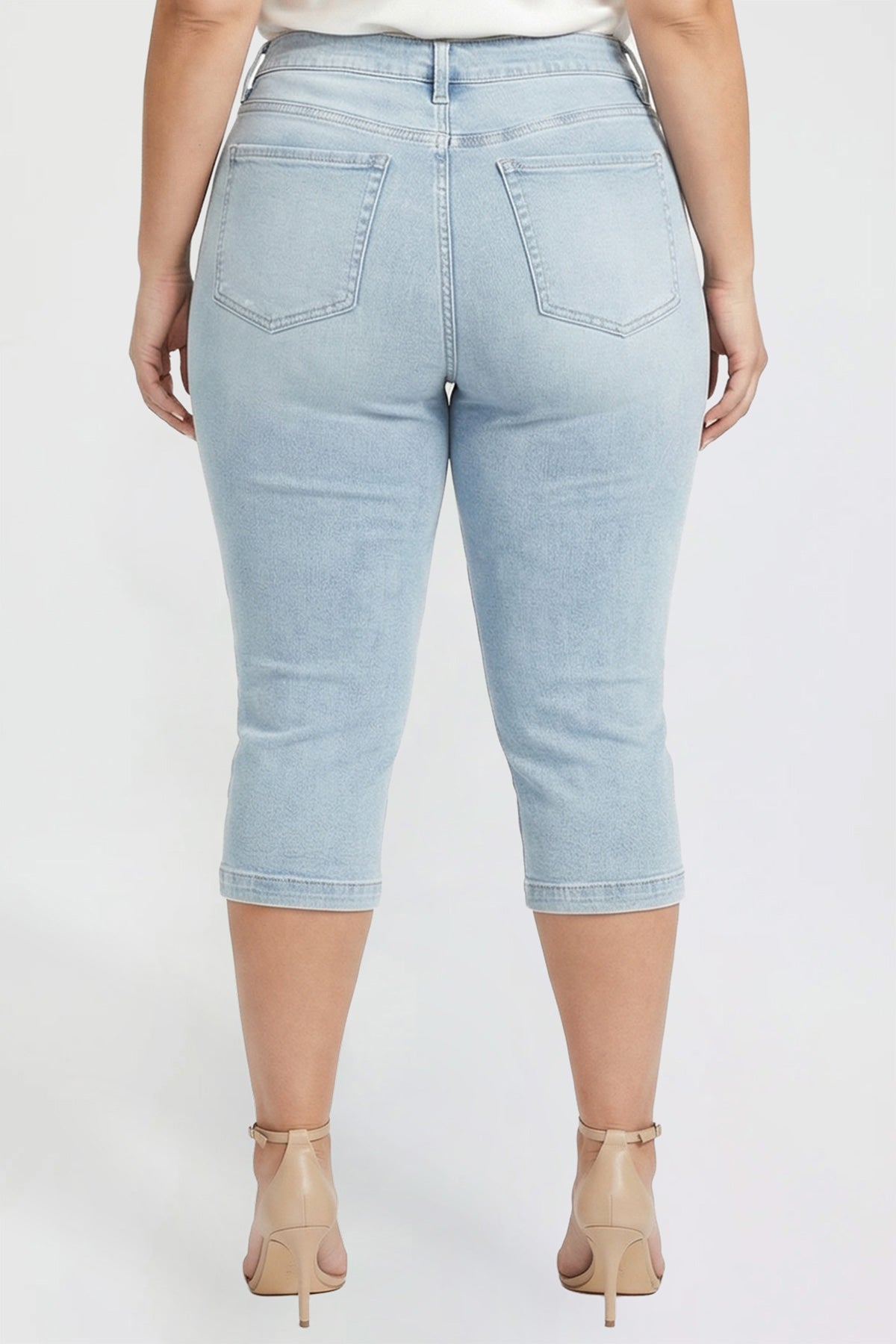 Pin Tuck Capri