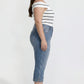 Pin Tuck Capri