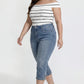 Pin Tuck Capri