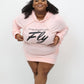 “Hot Girl Hoodies” Sweater Dress