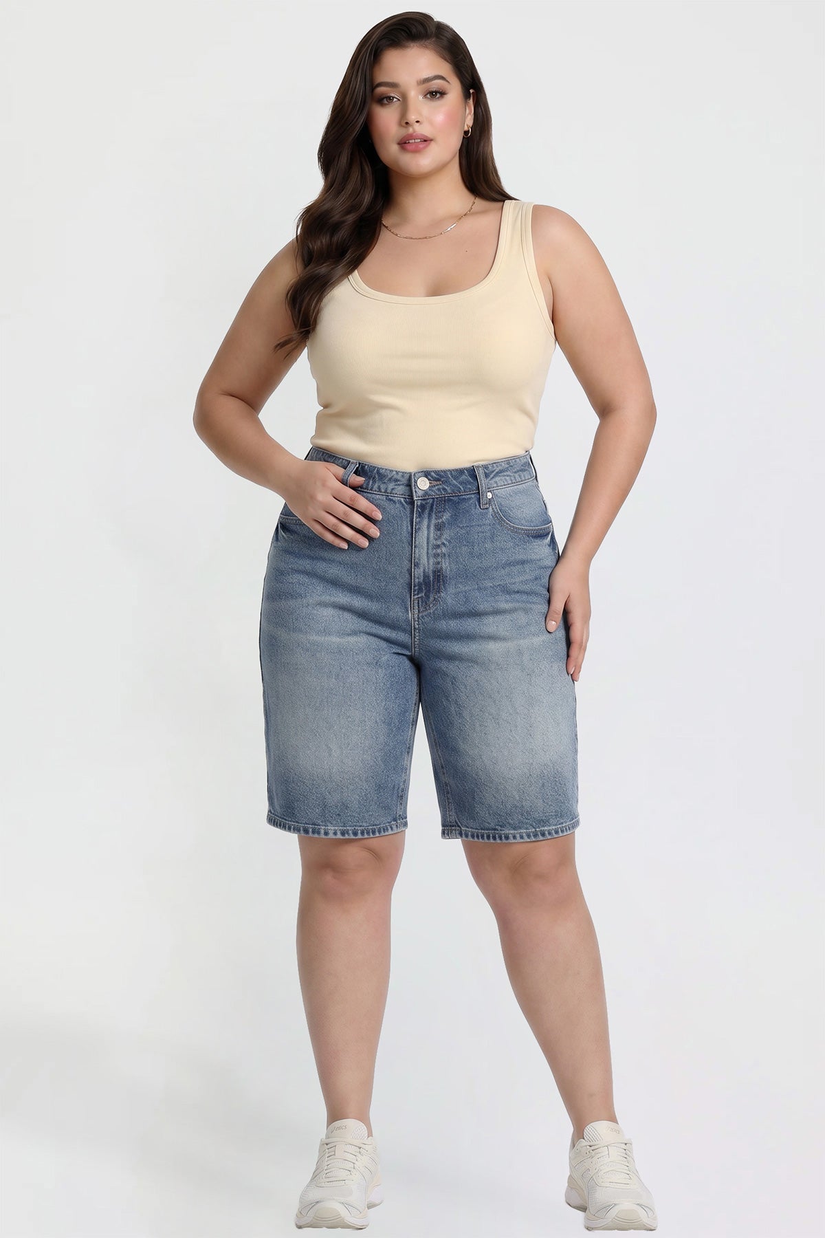 Relaxed Fit Jorts
