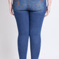 WannaBettaButt Mid Rise Embroidered Skinny Jean