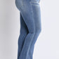 Mid Rise Premium Stitch Bootcut Jeans