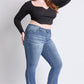 Mid Rise Premium Stitch Bootcut Jeans