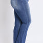 Mid Rise Premium Stitch Bootcut Jeans
