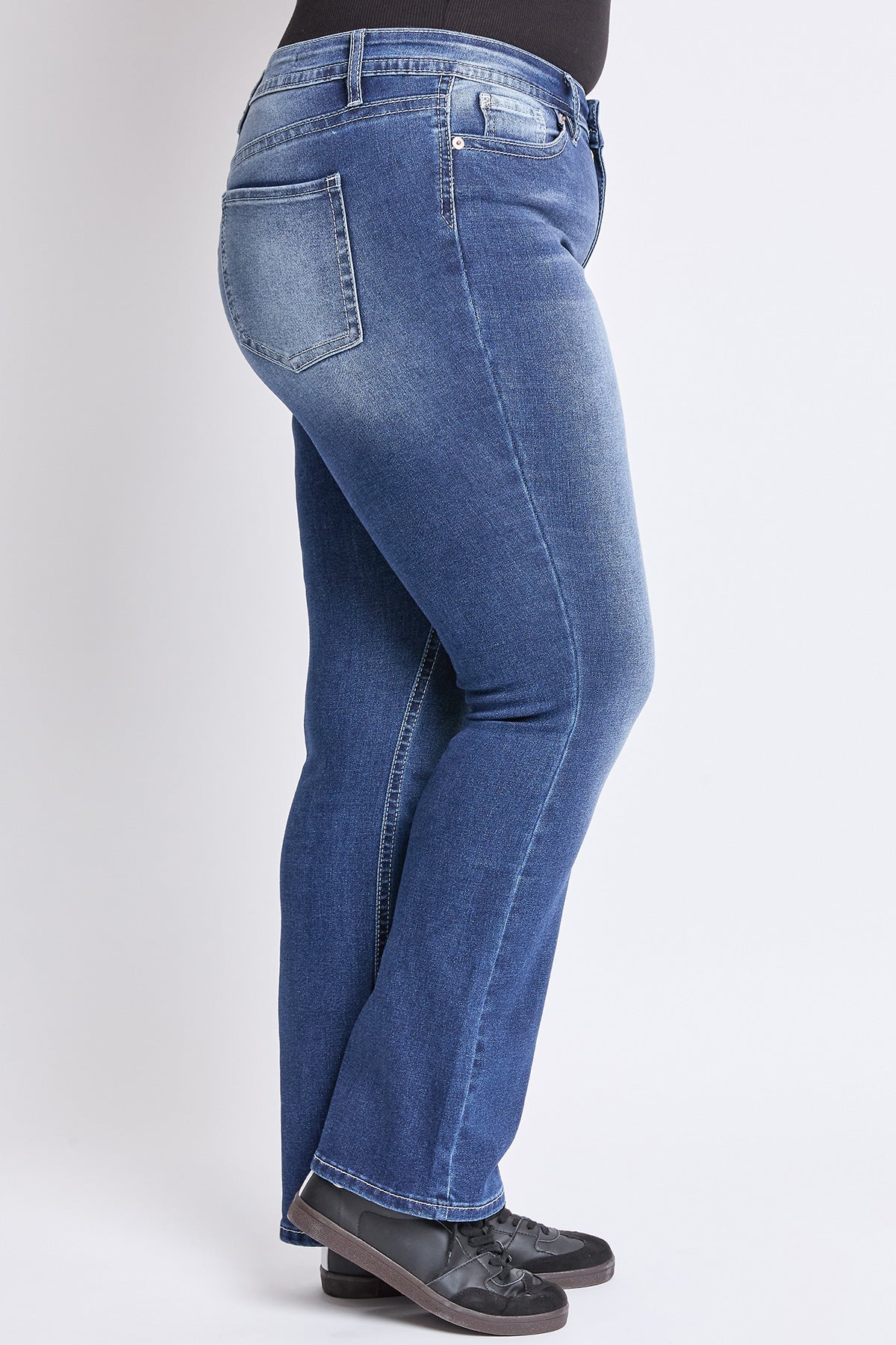 Mid Rise Premium Stitch Bootcut Jeans