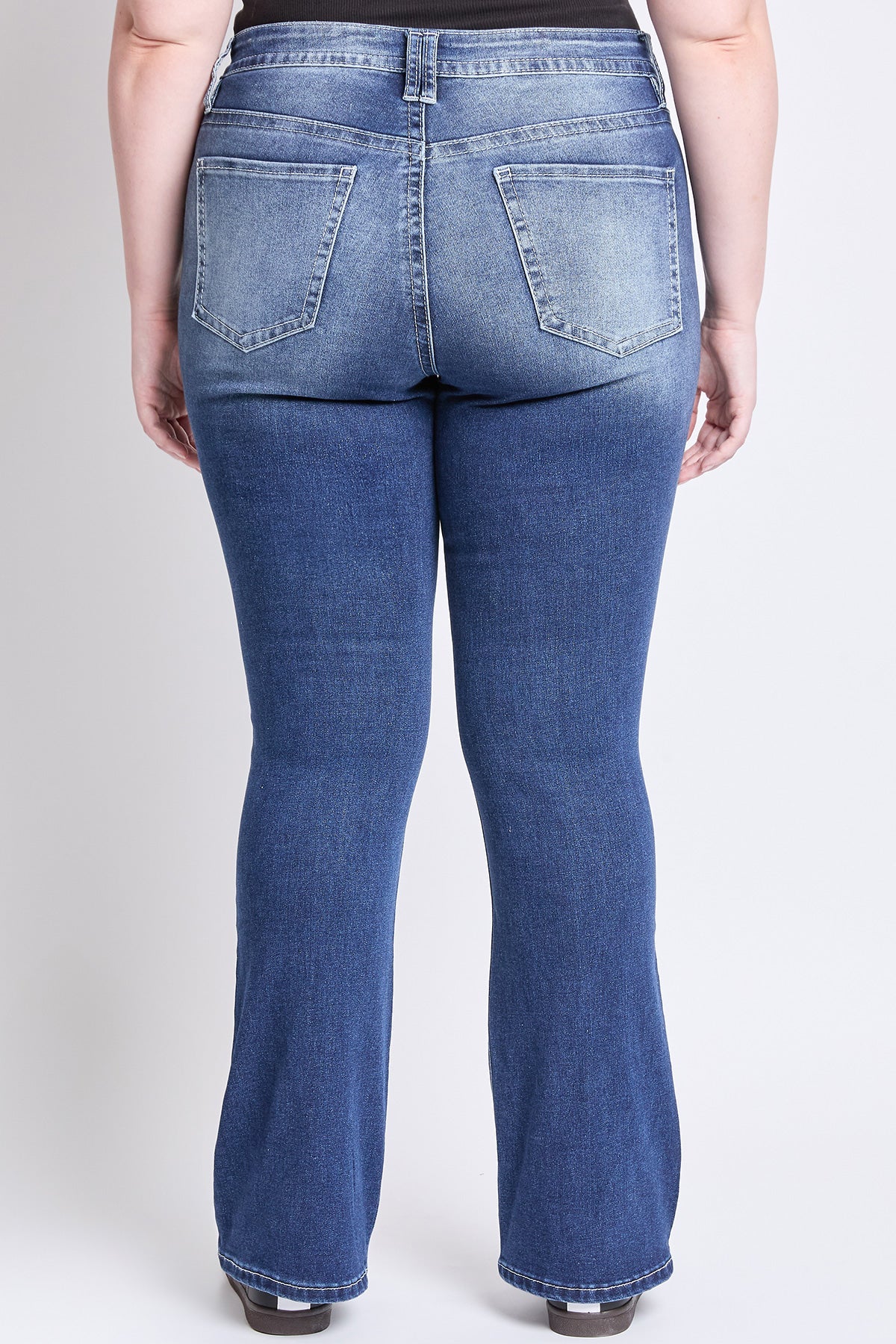 Mid Rise Premium Stitch Bootcut Jeans