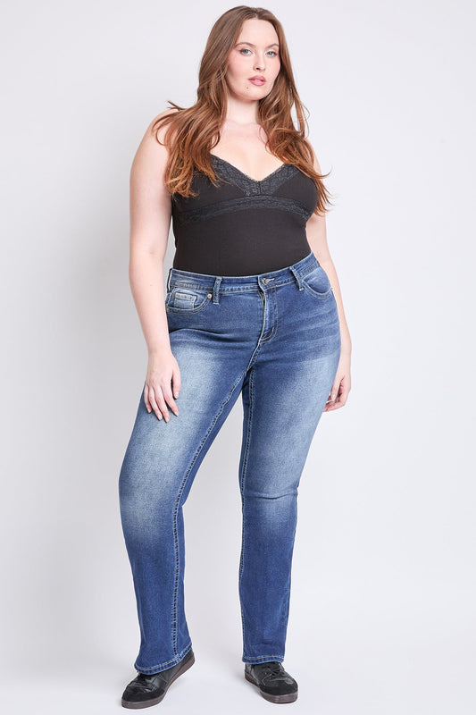 Mid Rise Premium Stitch Bootcut Jeans