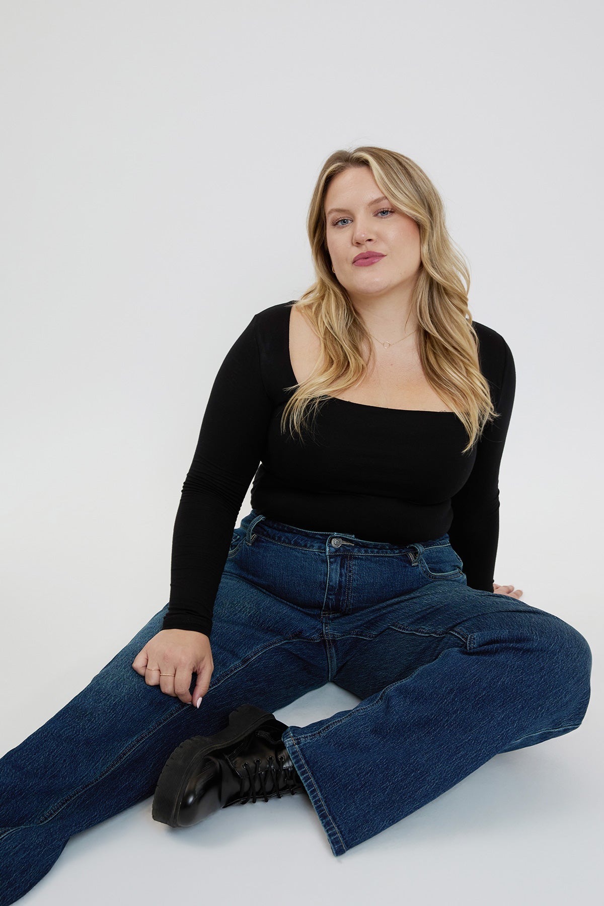 Britney Low Rise Wide Leg Jeans