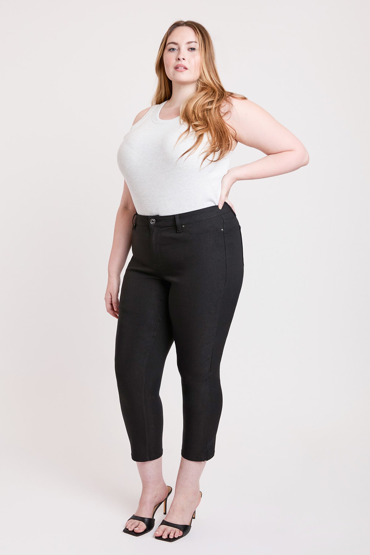 High Rise Hyperstetch Cropped Straight Pants