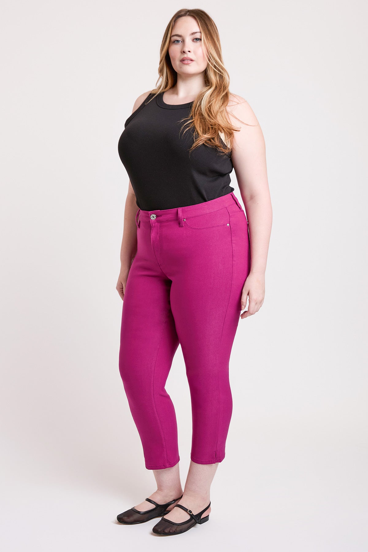 High Rise Hyperstetch Cropped Straight Pants