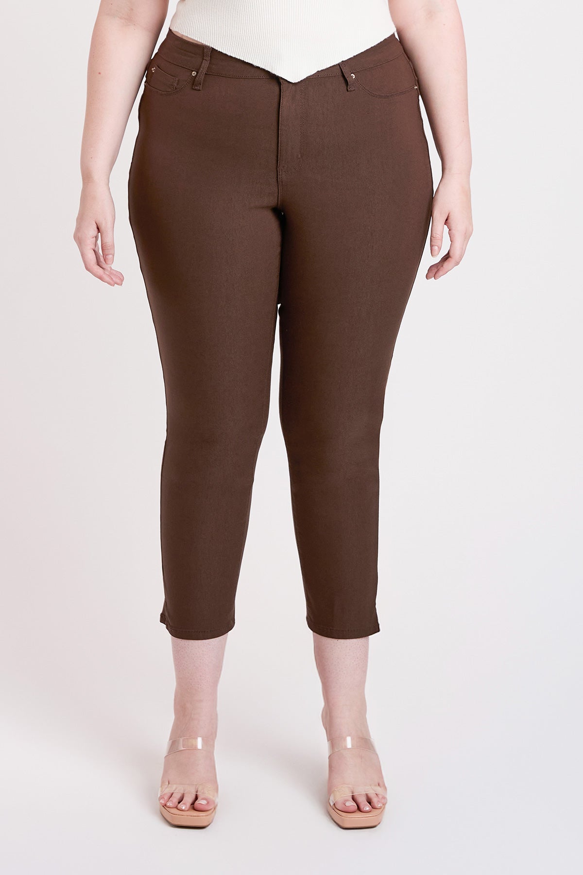 High Rise Hyperstetch Cropped Straight Pants