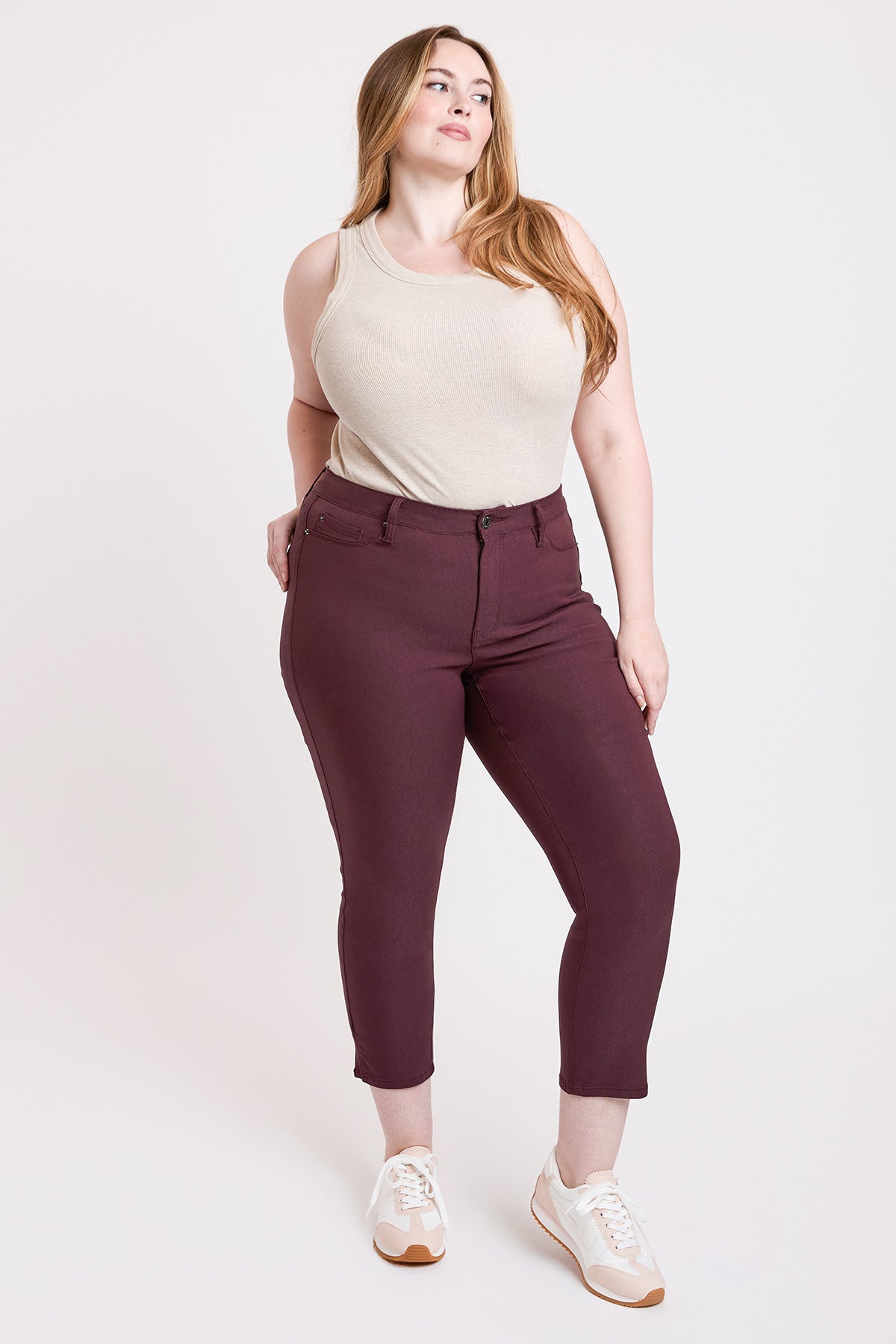 High Rise Hyperstetch Cropped Straight Pants